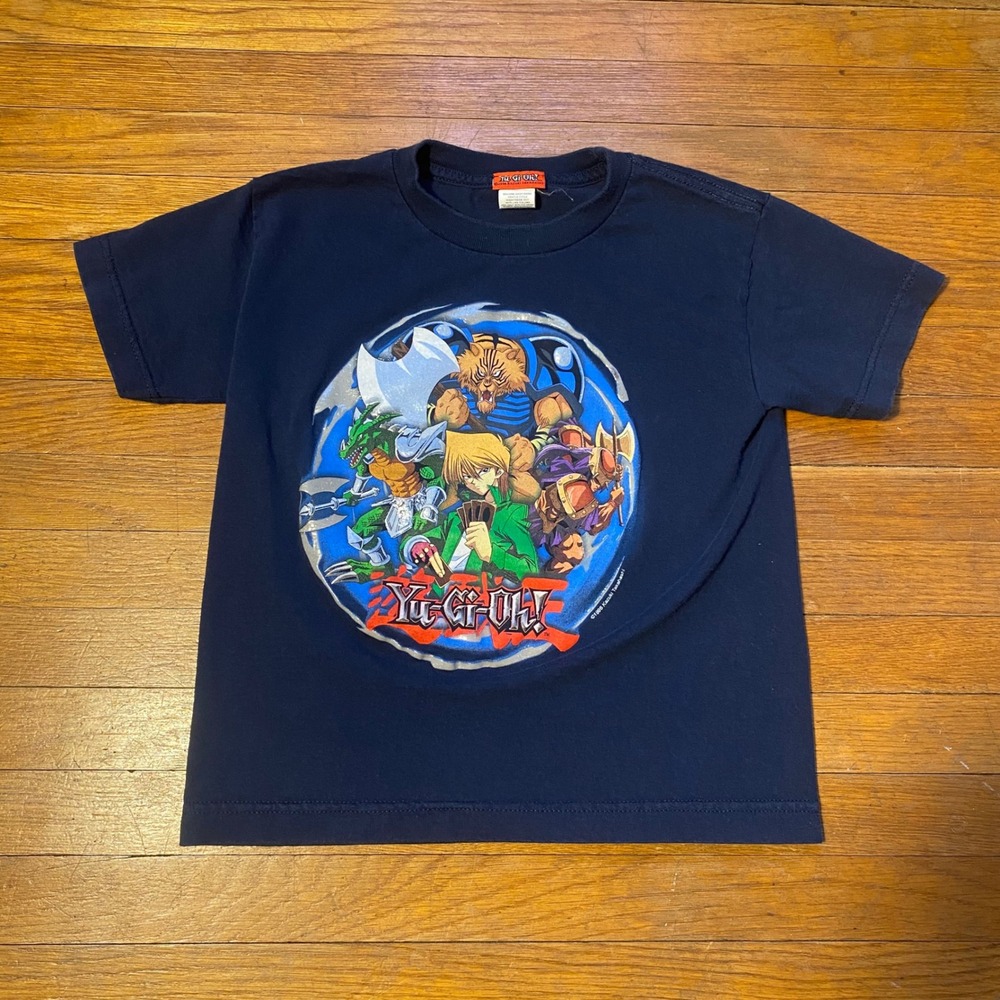 Yu‎ Gi Oh T Shirt 1996 Kazuki Takahashi Graphic Tee Kids XS